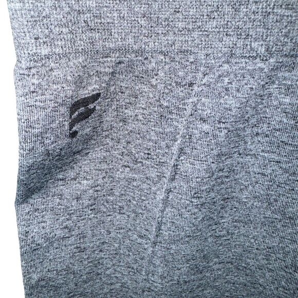 Fabletics Seamless Lazer Cut Out High Rise Athletic Leggings Gray Large - Picture 5 of 5